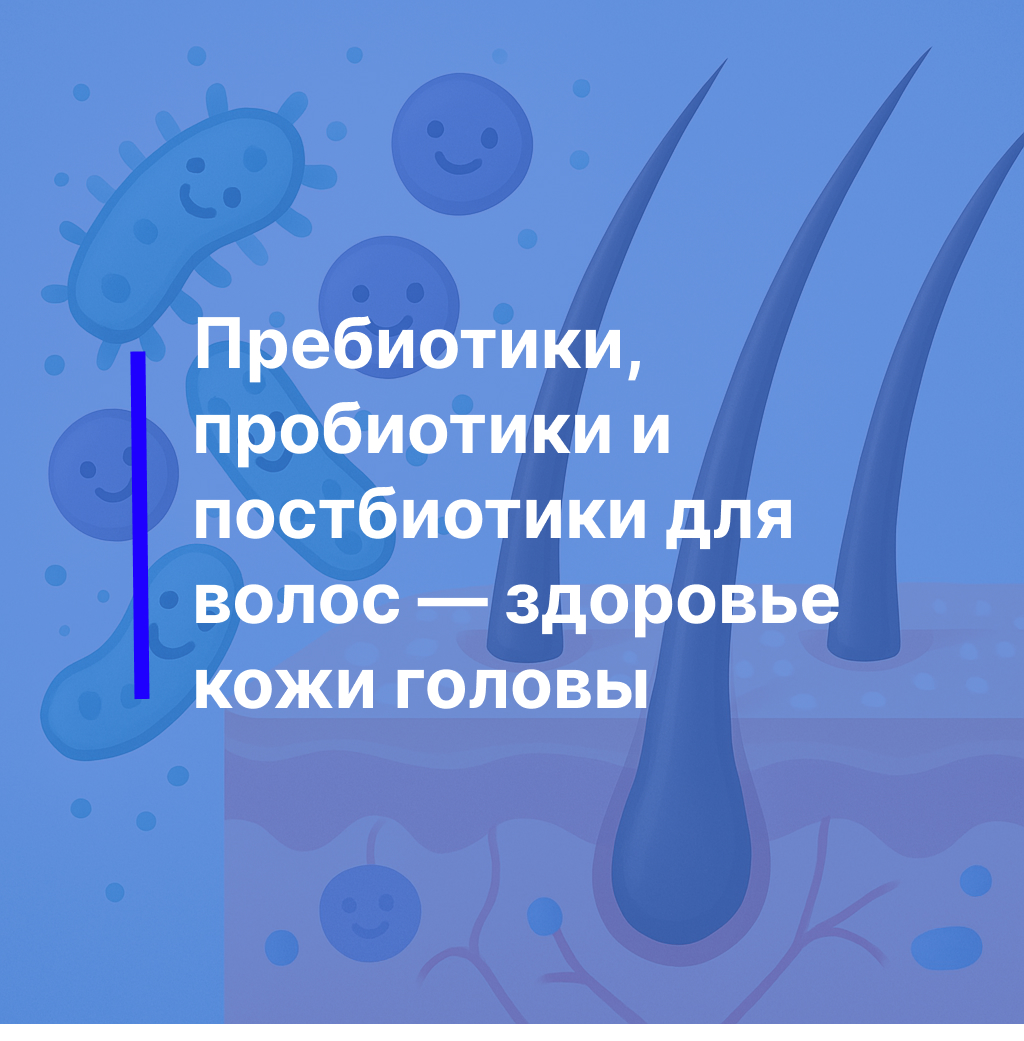 Пребиотики, пробиотики и постбиотики для волос — здоровье кожи головы